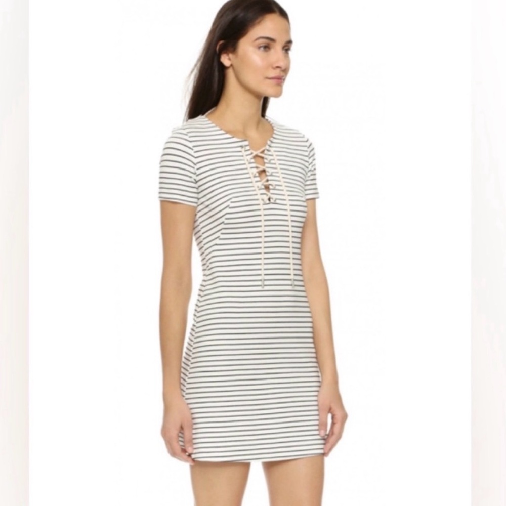 Amanda Uprichard size small petite striped dress nautical